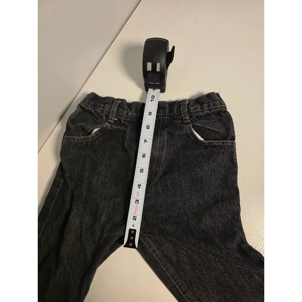 Vintage Y2K Enyce Boys Size 7 Black Denim Jeans Streetwear Hip Hop Retro Kidcore